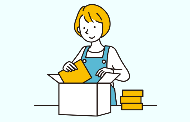 woman packing luggage